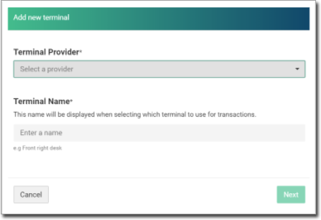 Add a New terminal Panel